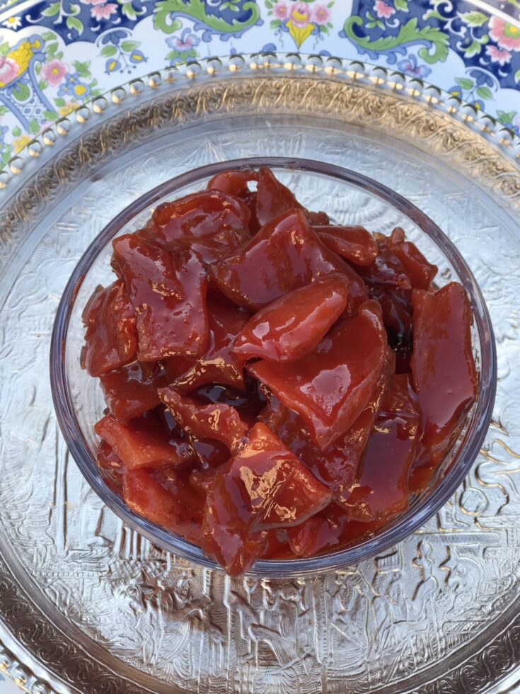 Persian Quince Jam – Morabah Beh