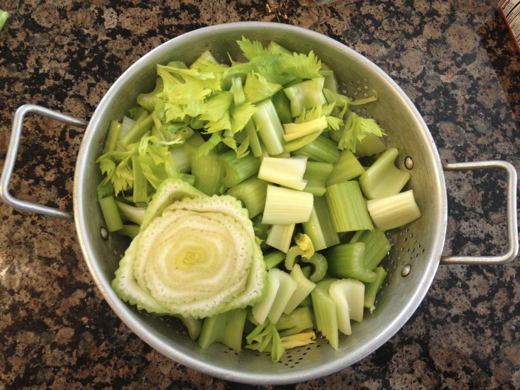Chopped celery | BeatsEats.com