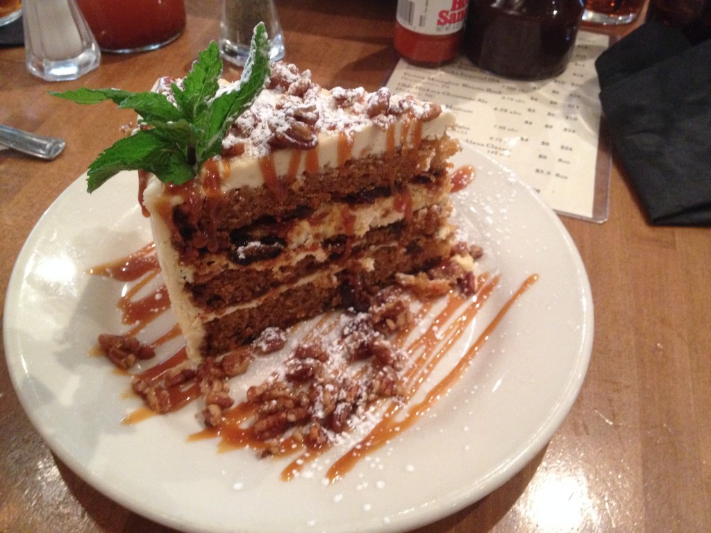 The Pit's carrot cake