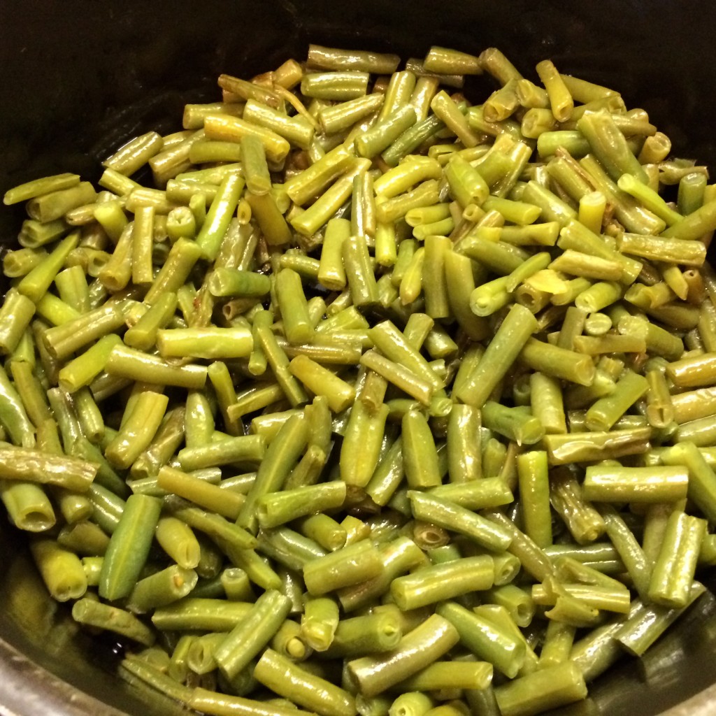 Cooked green Beans