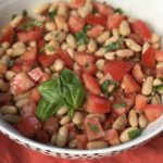 tomato and white bean salad