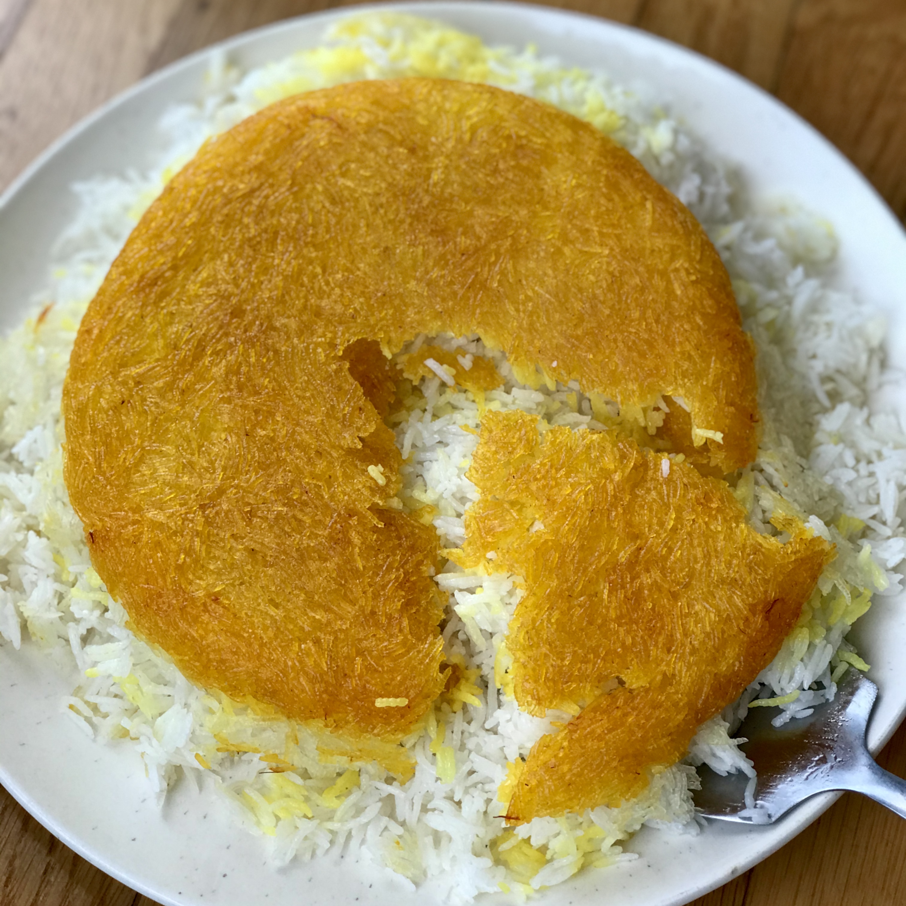 Kateh Persian Rice with Tahdig – BeatsEats – Persian Girl